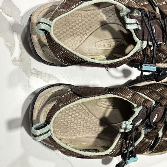 KEEN | Newport H2 Women’s Size 9 Waterproof Hiking Sandals Brown Blue Turquoise - Picture 10 of 15